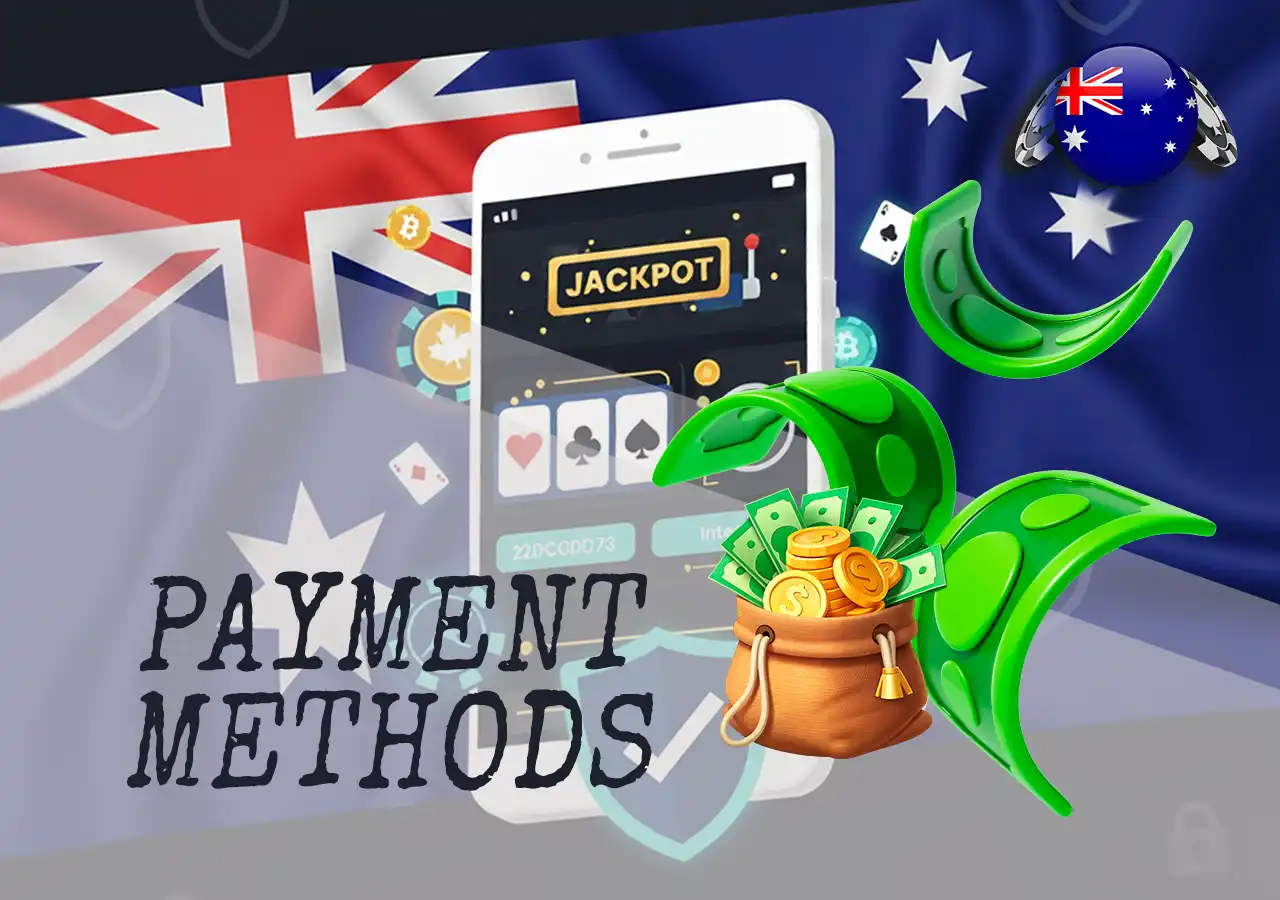Deposit and instant withdrawal methods at Australian casinos